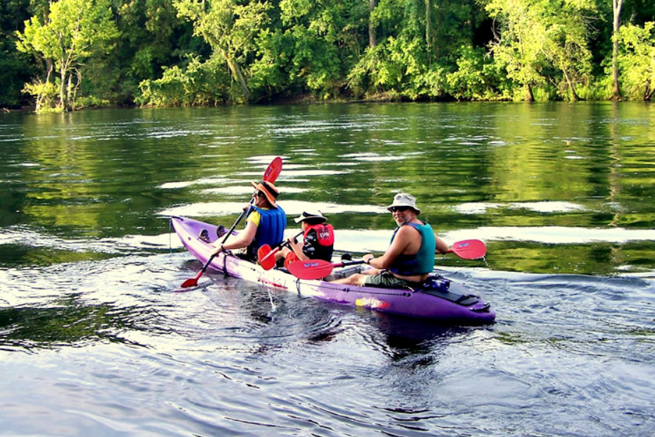 Kayaking Trio